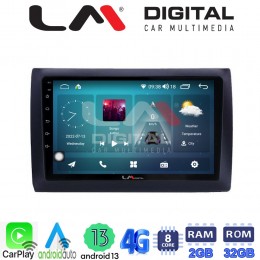 LM Digital - LM ZR8466 GPS Οθόνη OEM Multimedia Αυτοκινήτου για Fiat Stilo (CarPlay/AndroidAuto/BT/GPS/WIFI/GPRS) electriclife
