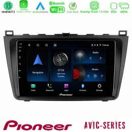 Pioneer Avic 4core Android13 2+64gb Mazda 6 2008-2012 Navigation Multimedia Tablet 9 u-p4-Mz0233