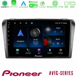 Pioneer Avic 4core Android13 2+64gb Mazda 3 2004-2009 Navigation Multimedia Tablet 9 u-p4-Mz0245