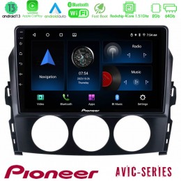 Pioneer Avic 4core Android13 2+64gb Mazda mx-5 2006-2008 Navigation Multimedia Tablet 9 u-p4-Mz049n