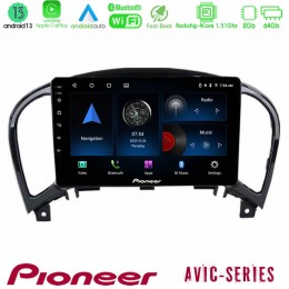 Pioneer Avic 4core Android13 2+64gb Nissan Juke Navigation Multimedia Tablet 9 u-p4-Ns0755