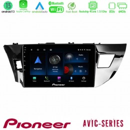 Pioneer Avic 4core Android13 2+64gb Toyota Corolla 2014-2016 Navigation Multimedia Tablet 9 u-p4-Ty0008