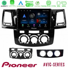 Pioneer Avic 4core Android13 2+64gb Toyota Hilux 2007-2011 Navigation Multimedia Tablet 9 u-p4-Ty0571