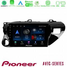 Pioneer Avic 4core Android13 2+64gb Toyota Hilux 2017-2021 Navigation Multimedia Tablet 10 u-p4-Ty600