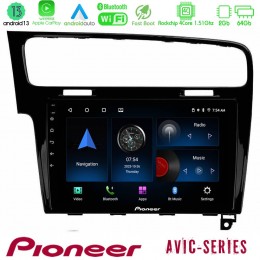 Pioneer Avic 4core Android13 2+64gb vw Golf 7 Navigation Multimedia Tablet 10 u-p4-Vw0003pb