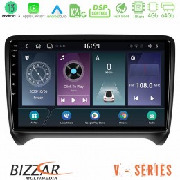 Bizzar v Series Audi tt b7 10core Android13 4+64gb Navigation Multimedia Tablet 9 u-v-Au0828