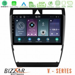 Bizzar v Series Audi a6 (C5) 1997-2004 10core Android13 4+64gb Navigation Multimedia Tablet 9 u-v-Au0857