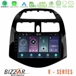 Bizzar v Series Chevrolet Spark 2009-2015 10core Android13 4+64gb Navigation Multimedia Tablet 9 u-v-Cv0683