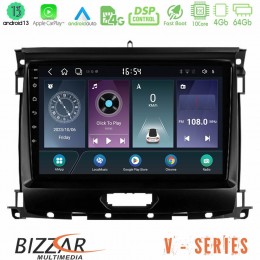 Bizzar v Series Ford Ranger 2017-2022 10core Android13 4+64gb Navigation Multimedia Tablet 9 u-v-Fd0631