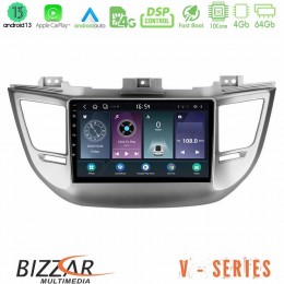Bizzar v Series Hyundai Tucson 2015-2018 10core Android13 4+64gb Navigation Multimedia Tablet 9 u-v-Hy0068