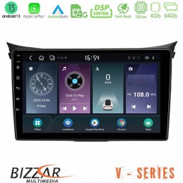 Bizzar v Series Hyundai i30 2012-2017 10core Android13 4+64gb Navigation Multimedia Tablet 9 u-v-Hy0833