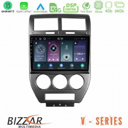Bizzar v Series Jeep Compass/patriot 2007-2008 10core Android13 4+64gb Navigation Multimedia Tablet 10 u-v-Jp1023