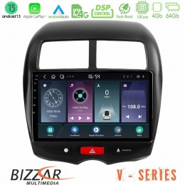 Bizzar v Series Mitsubishi asx 10core Android13 4+64gb Navigation Multimedia Tablet 10 u-v-Mt0075