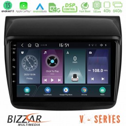 Bizzar v Series Mitsubishi L200 10core Android13 4+64gb Navigation Multimedia Tablet 9 u-v-Mt0314