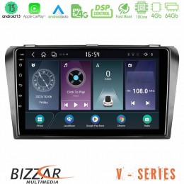 Bizzar v Series Mazda 3 2004-2009 10core Android13 4+64gb Navigation Multimedia Tablet 9 u-v-Mz0245