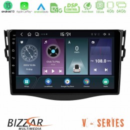 Bizzar v Series Toyota Rav4 10core Android13 4+64gb Navigation Multimedia Tablet 9 u-v-Ty0530
