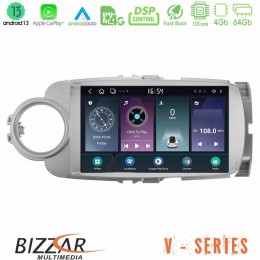 Bizzar v Series Toyota Yaris 10core Android13 4+64gb Navigation Multimedia Tablet 9 u-v-Ty1777
