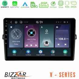 Bizzar v Series Toyota Auris 10core Android13 4+64gb Navigation Multimedia Tablet 10 u-v-Ty472