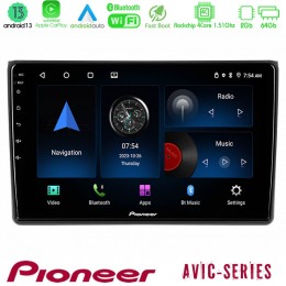 Pioneer Avic 4core Android13 2+64gb Audi a4 b7 Navigation Multimedia Tablet 9 u-p4-Au0827
