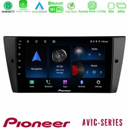 Pioneer Avic 4core Android13 2+64gb bmw 3 Series 2006-2011 Navigation Multimedia Tablet 9 u-p4-Bm0751