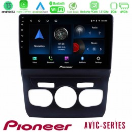 Pioneer Avic 4core Android13 2+64gb Citroen c4l Navigation Multimedia Tablet 10 u-p4-Ct0131