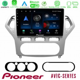 Pioneer Avic 4core Android13 2+64gb Ford Mondeo 2007-2010 Auto a/c Navigation Multimedia Tablet 9 u-p4-Fd0919a
