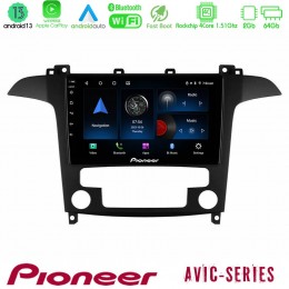 Pioneer Avic 4core Android13 2+64gb Ford s-max 2006-2012 Navigation Multimedia Tablet 9 u-p4-Fd409