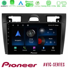 Pioneer Avic 4core Android13 2+64gb Ford Fiesta/fusion Navigation Multimedia Tablet 9 u-p4-Fd990