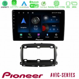 Pioneer Avic 4core Android13 2+64gb  Fiat 500 2016> Navigation Multimedia Tablet 9 u-p4-Ft1150