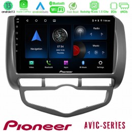 Pioneer Avic 4core Android13 2+64gb Honda Jazz 2002-2008 (Auto A/c) Navigation Multimedia Tablet 9 u-p4-Hd101n