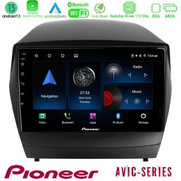 Pioneer Avic 4core Android13 2+64gb Hyundai Ix35 Auto a/c Navigation Multimedia Tablet 9 u-p4-Hy0029