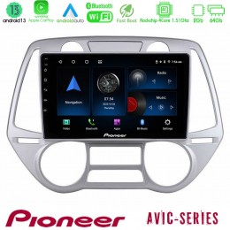 Pioneer Avic 4core Android13 2+64gb Hyundai i20 2009-2012 Auto a/c Navigation Multimedia Tablet 9 u-p4-Hy0709
