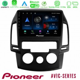 Pioneer Avic 4core Android13 2+64gb Hyundai i30 2007-2012 Manual a/c Navigation Multimedia Tablet 9 u-p4-Hy0799