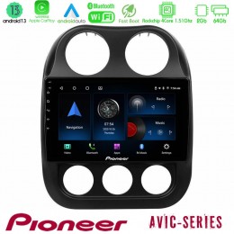 Pioneer Avic 4core Android13 2+64gb Jeep Compass 2012-2016 Navigation Multimedia Tablet 9 u-p4-Jp0076