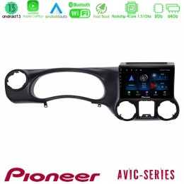 Pioneer Avic 4core Android13 2+64gb Jeep Wrangler 2011-2014 Navigation Multimedia Tablet 9 u-p4-Jp0787