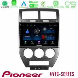 Pioneer Avic 4core Android13 2+64gb Jeep Compass/patriot 2007-2008 Navigation Multimedia Tablet 10 u-p4-Jp1023