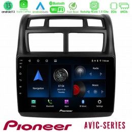 Pioneer Avic 4core Android13 2+64gb kia Sportage 2008-2011 Navigation Multimedia Tablet 9 u-p4-Ki0108