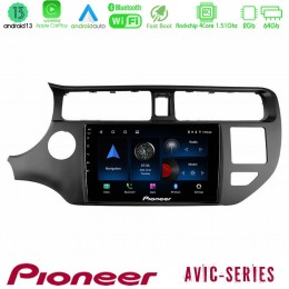 Pioneer Avic 4core Android13 2+64gb kia rio 2011-2015 Navigation Multimedia Tablet 9 u-p4-Ki0552