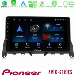 Pioneer Avic 4core Android13 2+64gb Mercedes c Class W204 Navigation Multimedia Tablet 9 u-p4-Mb0842