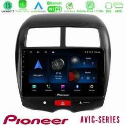 Pioneer Avic 4core Android13 2+64gb Mitsubishi asx Navigation Multimedia Tablet 10 u-p4-Mt0075
