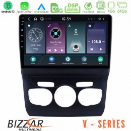 Bizzar v Series Citroen c4l 10core Android13 4+64gb Navigation Multimedia Tablet 10 u-v-Ct0131