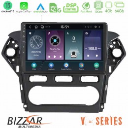 Bizzar v Series Ford Mondeo 2011-2014 10core Android13 4+64gb Navigation Multimedia Tablet 9 u-v-Fd0920
