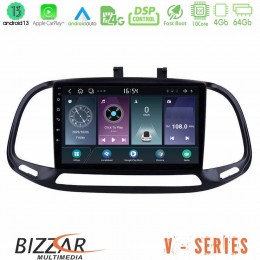 Bizzar v Series Fiat Doblo 2015-2022 10core Android13 4+64gb Navigation Multimedia Tablet 9 u-v-Ft0909