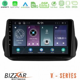 Bizzar v Series Fiat Fiorino/citroen Nemo/peugeot Bipper 10core Android13 4+64gb Navigation Multimedia Tablet 9 u-v-Ft1025