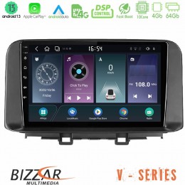 Bizzar v Series Hyundai Kona 2018-2023 10core Android13 4+64gb Navigation Multimedia Tablet 10 u-v-Hy0342