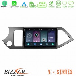 Bizzar v Series kia Picanto 10core Android13 4+64gb Navigation Multimedia Tablet 9 u-v-Ki0611