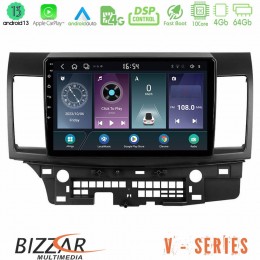 Bizzar v Series Mitsubishi Lancer 2008 – 2015 10core Android13 4+64gb Navigation Multimedia Tablet 10 u-v-Mt232