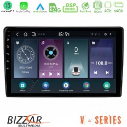 Bizzar v Series 10core Android13 4+64gb Navigation Multimedia Tablet 9 u-v-Mt855