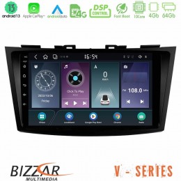 Bizzar v Series Suzuki Swift 2011-2016 10core Android13 4+64gb Navigation Multimedia Tablet 9 u-v-Sz523