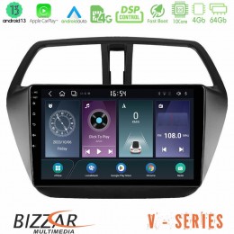 Bizzar v Series Suzuki sx4 s-Cross 10core Android13 4+64gb Navigation Multimedia Tablet 9 u-v-Sz578